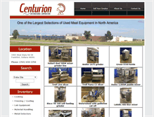 Tablet Screenshot of centurionequipment.com